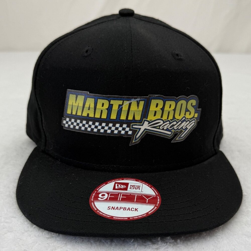 Martin Bros Racing Snapback Adjustable Cap Hat Black New Era 9Fifty